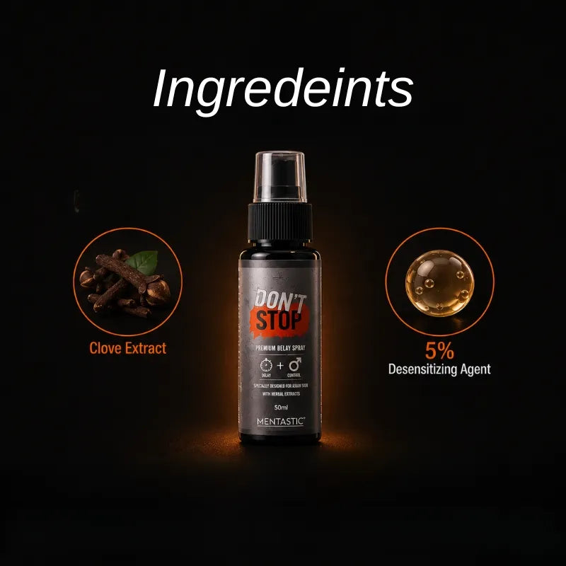 Don't Stop | Long-Lasting Spray for Men - 50ml